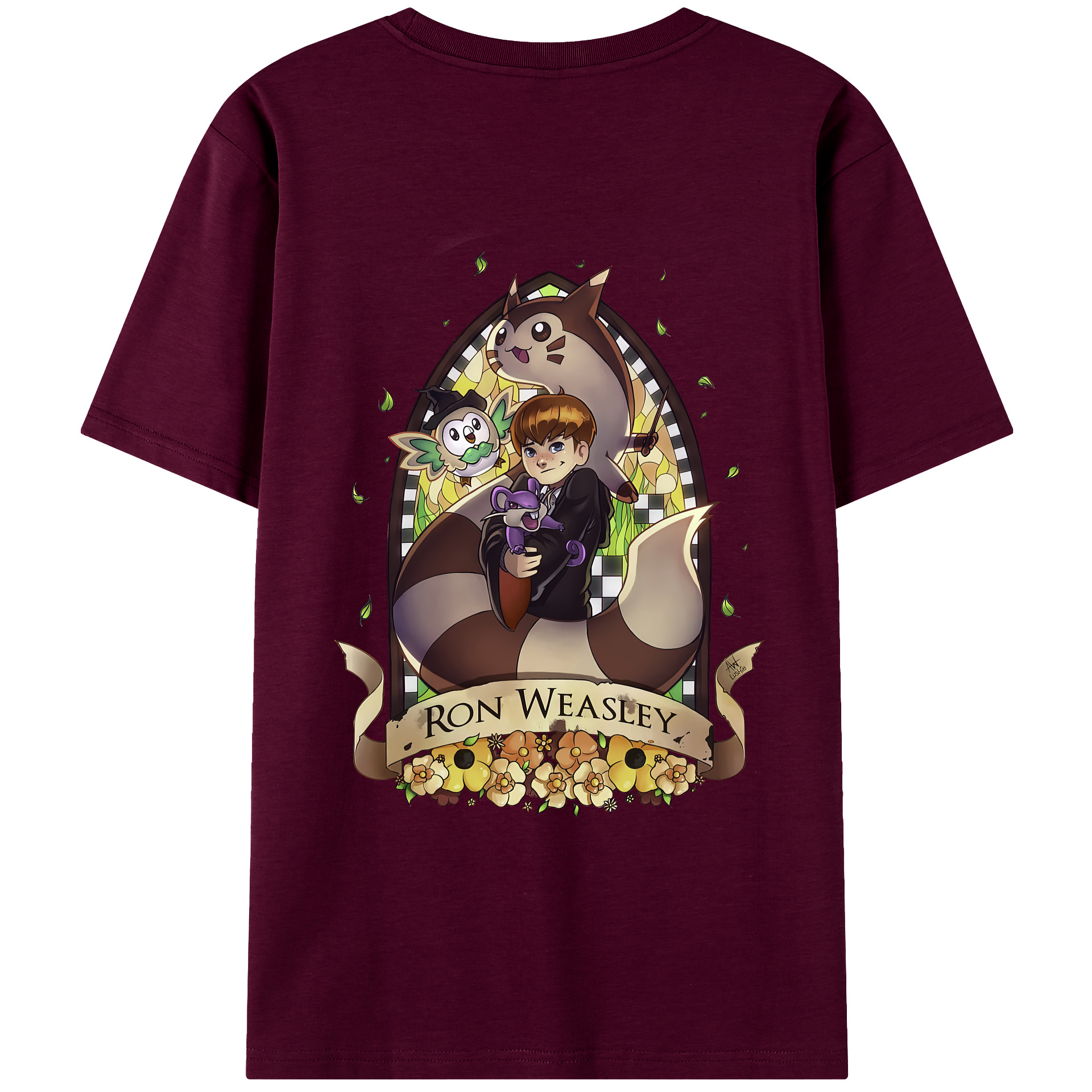 （画像用） Harry Potter ハリー・ポッターシリーズ レディース半袖Tシャツ(バックプリント)